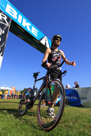 Adrian Santic triathlon transition