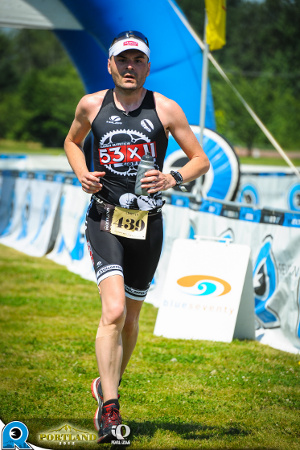 Adrian Santic Rev3 triathlon finish