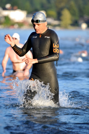 Adrian Santic Seattle triathlon swim